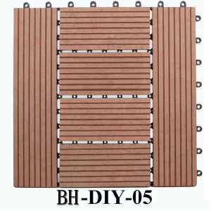 التعشيق ديي بلاط الداخلية والخارجية 310X310MM WPC الحمام بلاط خشب بلاستيكية مركب بلاط الأرضيات