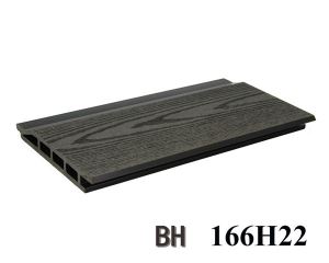الساخنة بيع WPC في الهواء الطلق الجدار لوحة 166x22mm الخشب البلاستيك الكسوة في الهواء الطلق